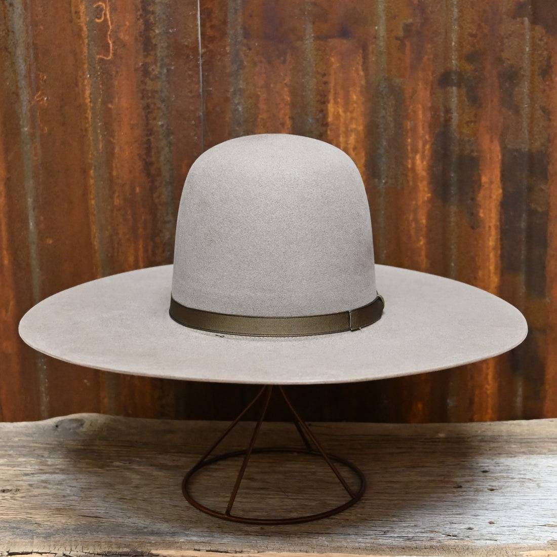 Tacchino Open Crown Western Hat In Natural
