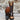 View of Stallion Ladies 14" chocolate cowhide boot with floral tooled top and bone buckstitching
