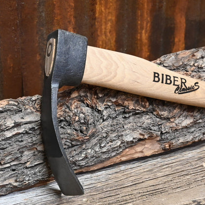 Scooped adze french, 140x110 mm, hickory handle, CLASSIC-S