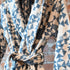 Pendleton Ladies cotton terry velour bathrobe in Blue Ridge pattern
