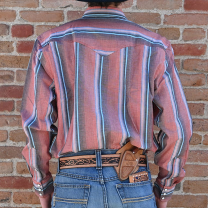 Schaefer Men’s Western Stretch Snap Shirt – Assorted Patterns