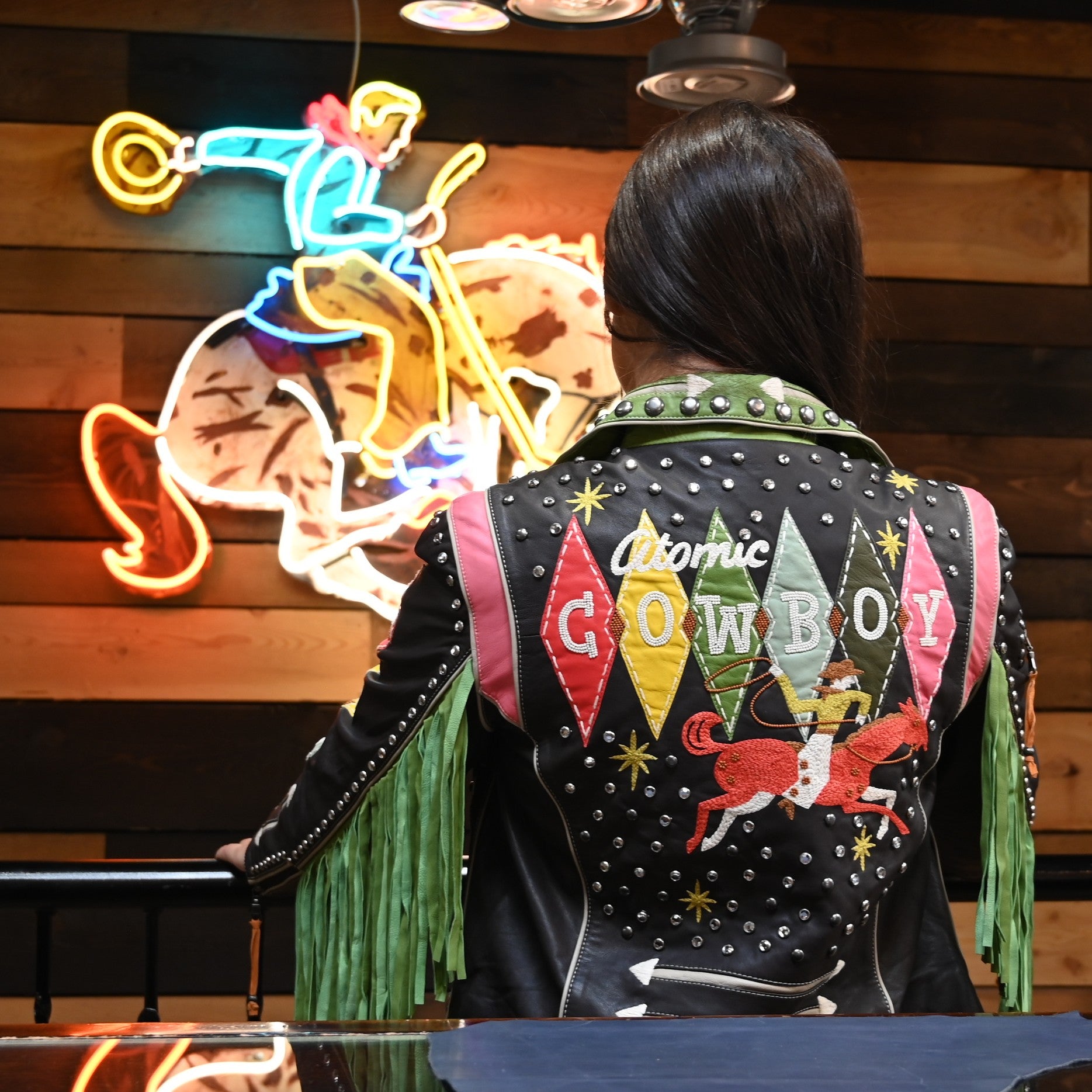 Double D Ranch – Atomic Ranch Biker Jacket (Bronco Brown)