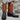 Nutted Calf Men's Black Calf Boot Made on Custom "Cowboy" Last view of front and side 