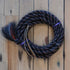 JT Silversmiths Mane Horsehair Mecate 6 Strand with Red 22 Feet Long 1/2"