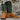 View of Anderson Bean 13" boot with rust crazy horse vamp, emerald explosion top, and square toe