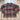 View of Pendleton men’s wool board shirt in tan red plaid with square hem and bias chest pockets