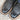 Lucchese Men’s bison leather boot in chocolate with Nova Blue accents, 11-inch shaft and square toe