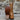 View of Hyer LEAWOOD 13" boots showcasing honey-colored Mestizo goat leather vamp and upper with Cutter toe and leather stacked heel