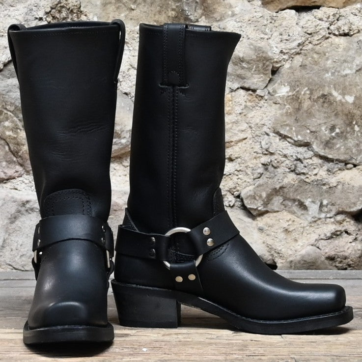 The Frye Company Ladies 12R Harness Boot in Black
