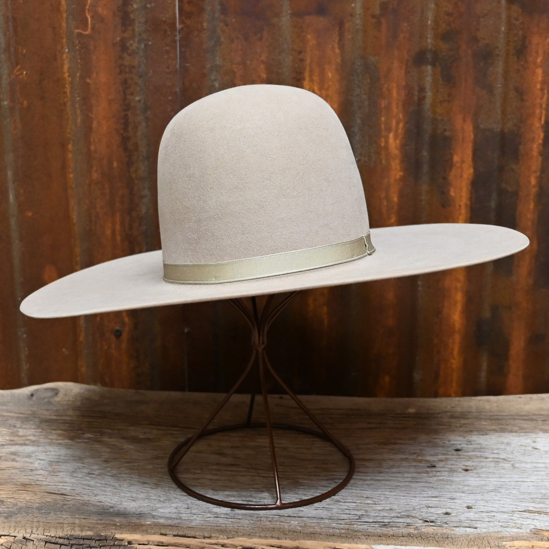 Tacchino Open Crown Western Hat In Sand
