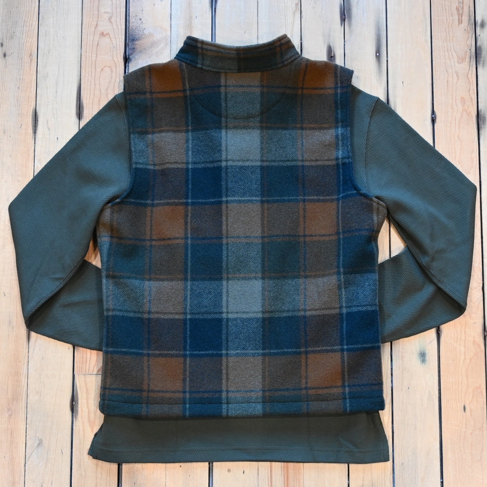 Stormy Kromer Ironwood Vest Forest Floor plaid