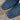 Hondo 13" Cowboy Boot – White Cowhide Top with Navy Nubuck Bullhide Vamp