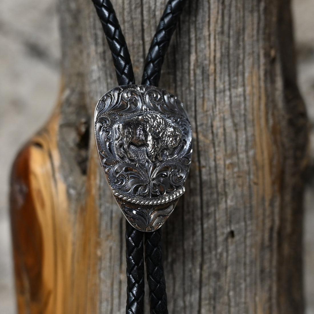 View of bolo tie
