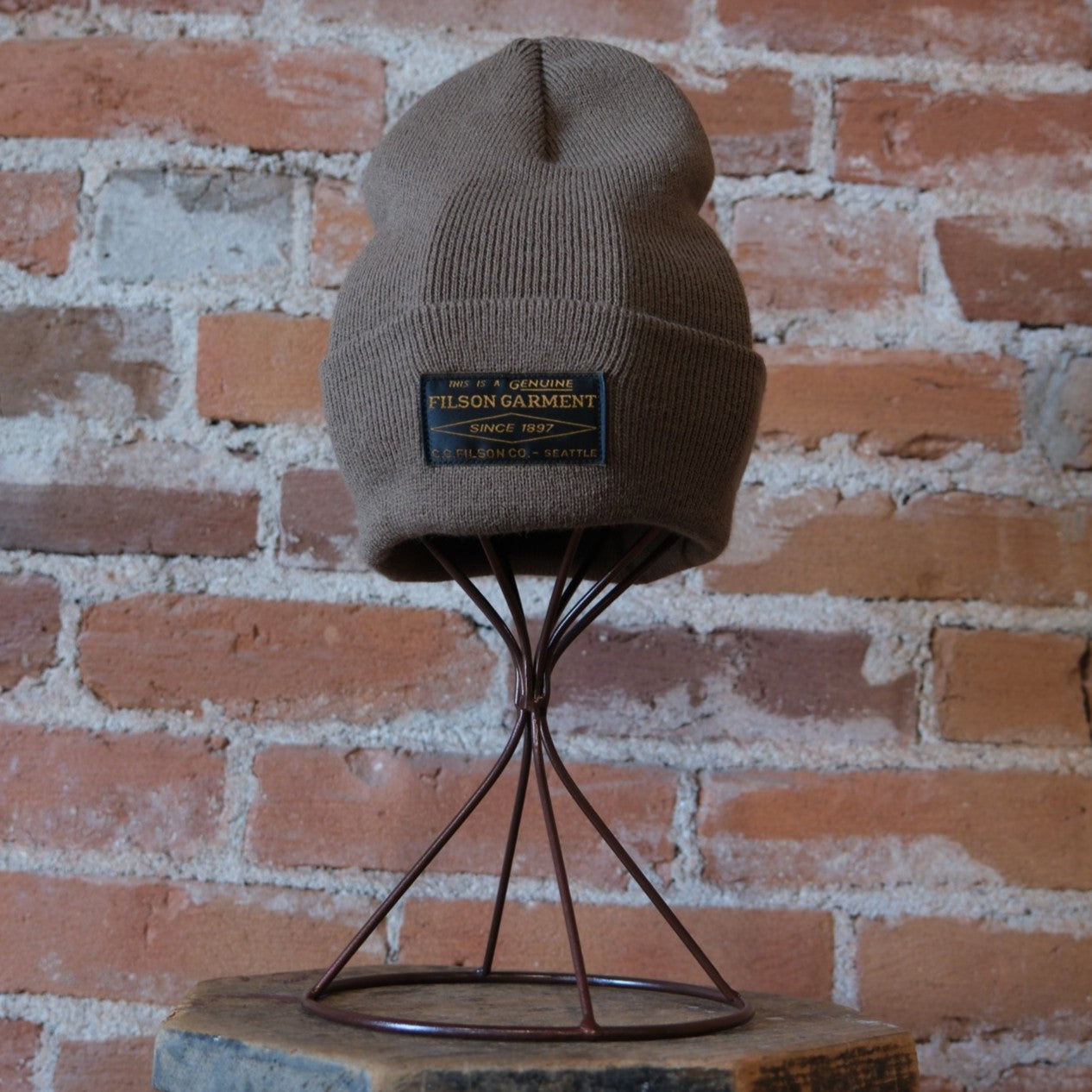 Filson Ballard Watch Cap - Dark Mushroom