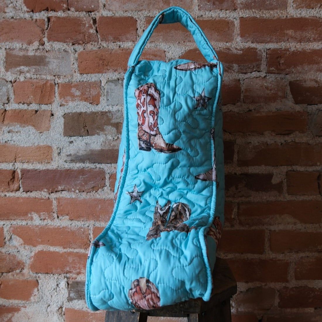 Ida Mae Home - Turquoise Thunderbird Quilted Boot Bag