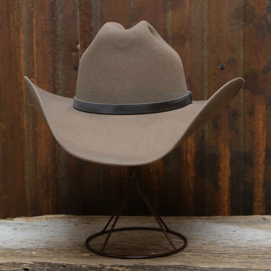 Stetson Boss of the Plains 6X Cowboy Hat - Pecan Fur Felt Distressed