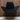 Serratelli Rocker Steiner 8X S R Black with 4 1/4" Brim LO