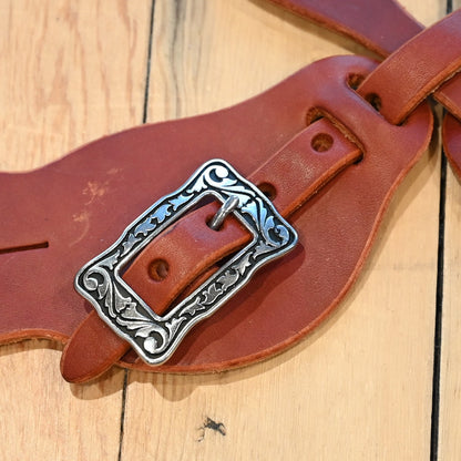 Ladies Buckaroo Spur Strap with Floral Buckle