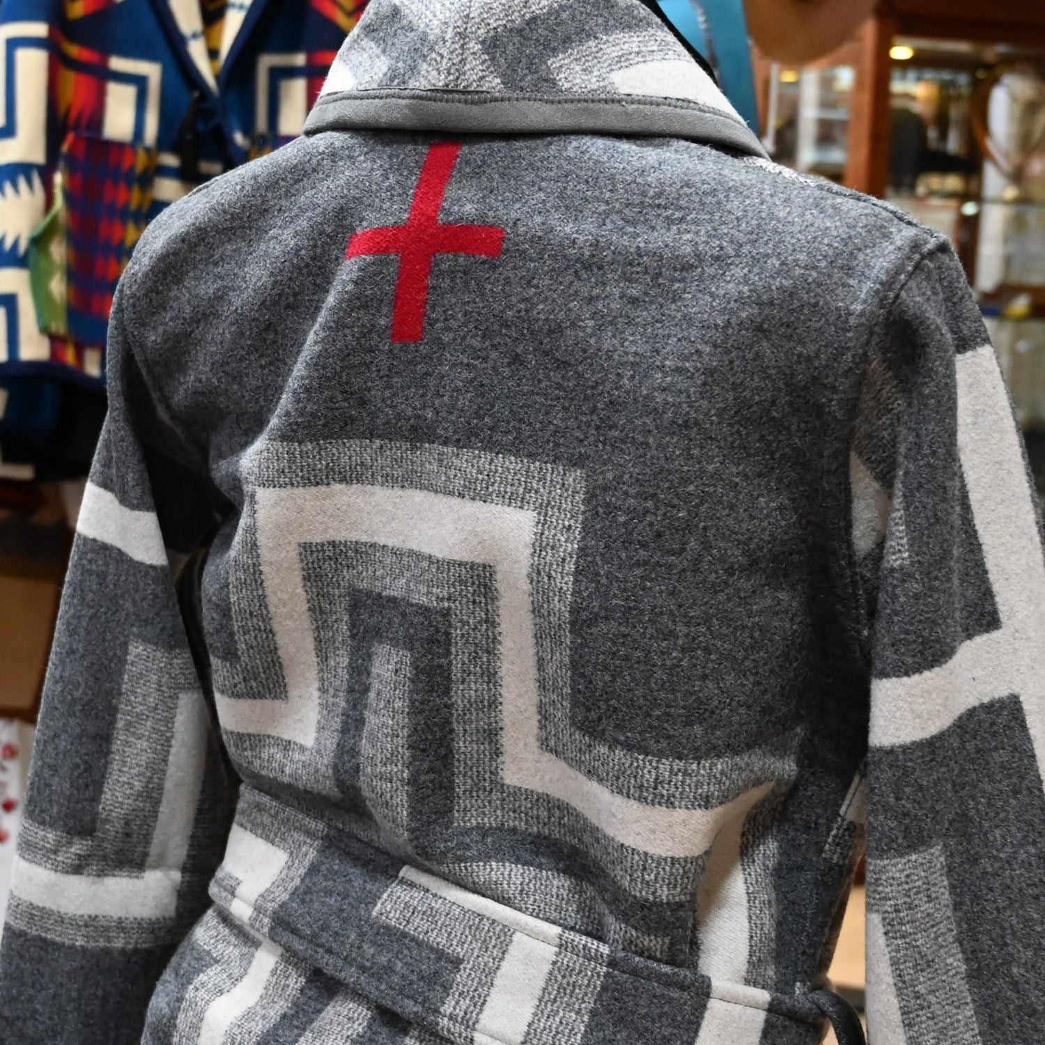 L Seven San Miguel Wrap Coat view of back