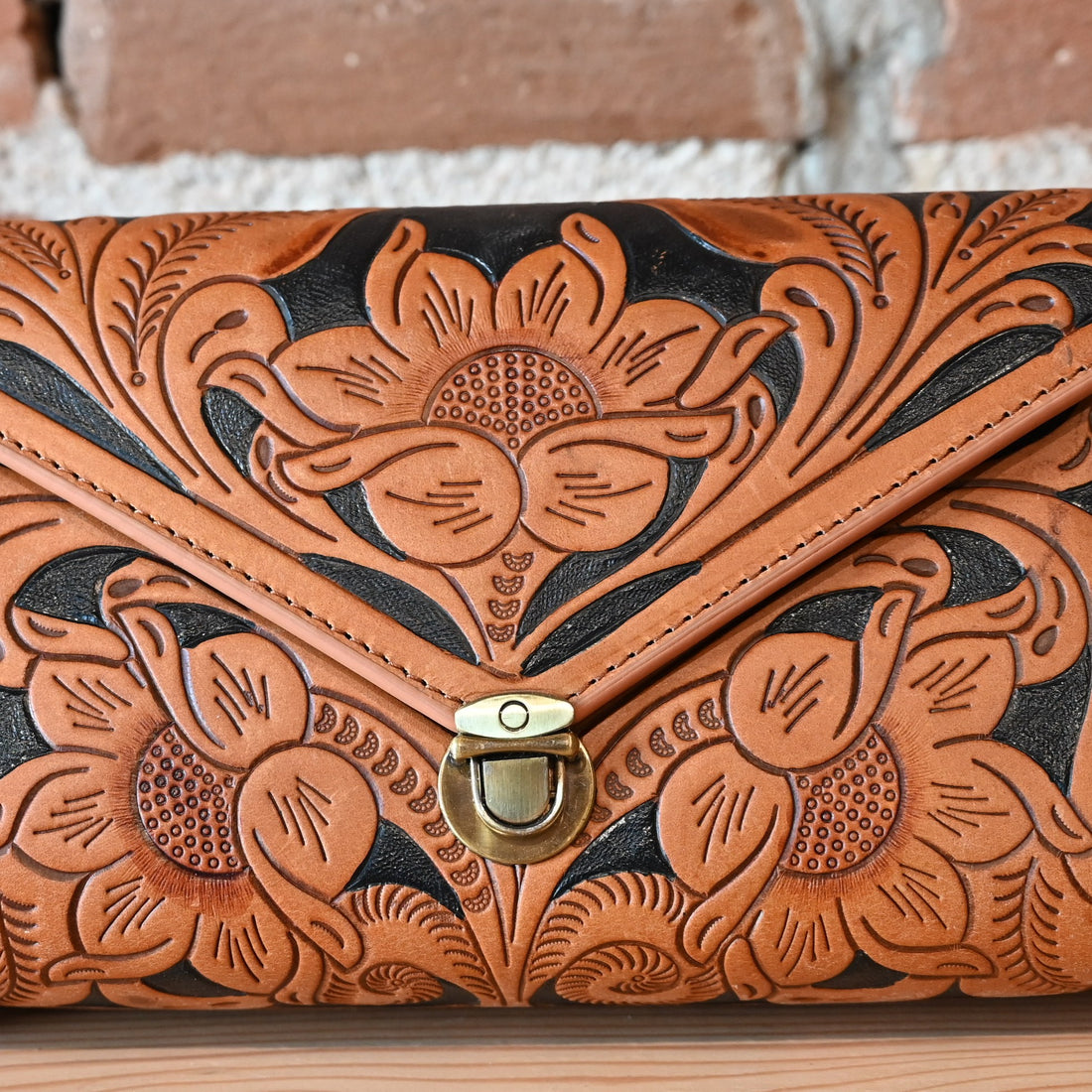 Myra Circe hand-tooled leather bag