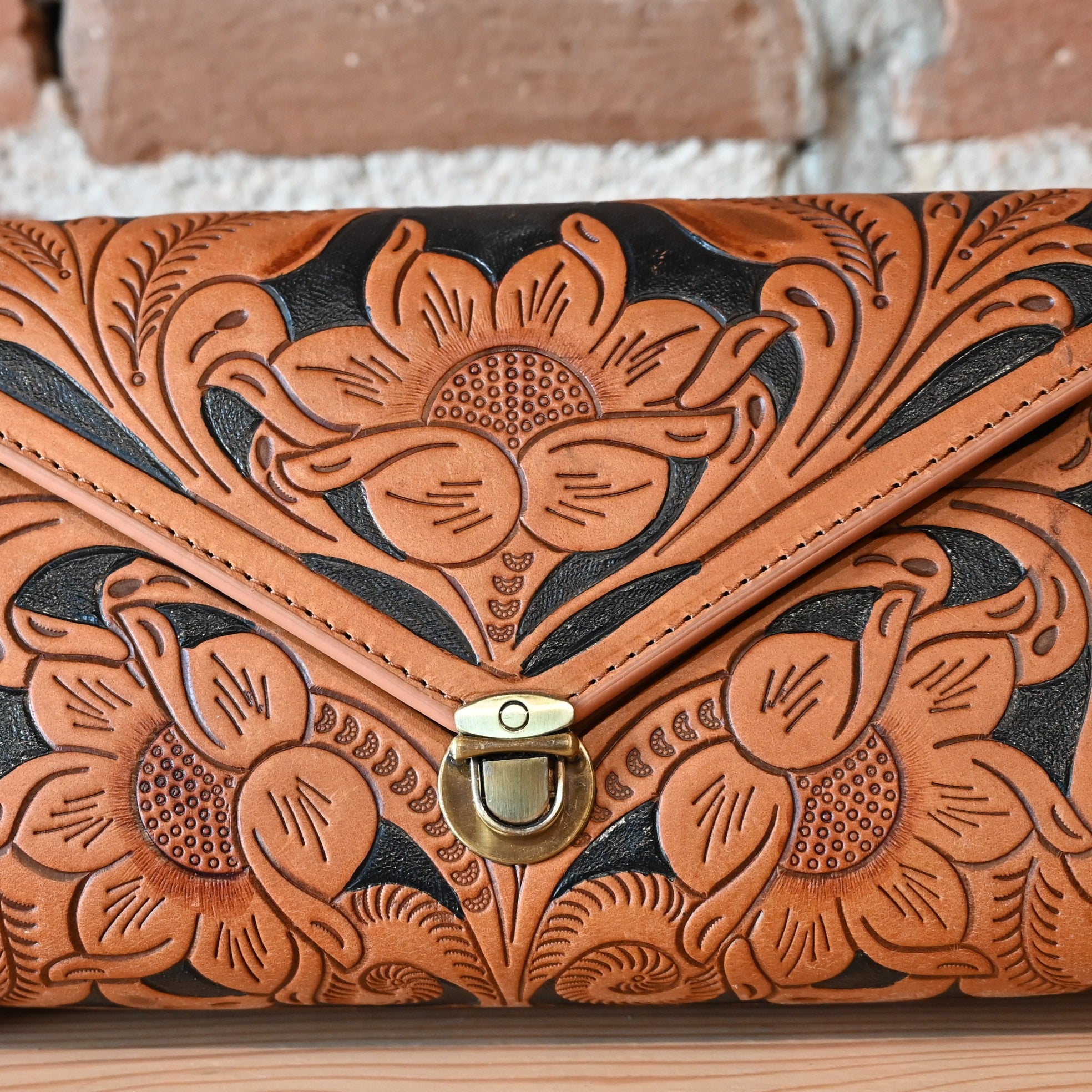 Myra Circe hand-tooled leather bag