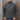 View of Filson Bristol Roll Neck Sweater in Heather Grey featuring vertical fisherman's rib knit and roll neck design