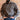 View of Rockmount greige western shirt with arrow print, sawtooth pockets, and diamond snaps