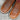 View of Hondo 13" cowboy boot with red volcano top, rust oil tan vamp, and wide square toe