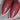Hyer HOPE 11" - Bright Cherry with Cream Floral Stitching