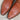 Lucchese Ladies Cleo Boot in burnished cognac calf leather with turquoise stitching and 13-inch shaft