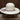 American Hat Co. 20X Fancy Vent Straw in Ivory with Chocolate Band (4 1/4" Brim)