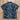 Howler Bros Shores Club Shirt in Tropical Dimension: Antique Black laid flat.