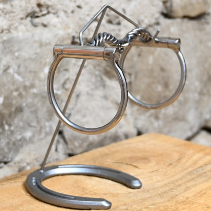 Myler Western Dee MB 09 twisted sweet iron snaffle bit in 5-inch width
