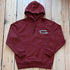 Filson Prospector Hoodie in Fired Brick with Ducks embroidery