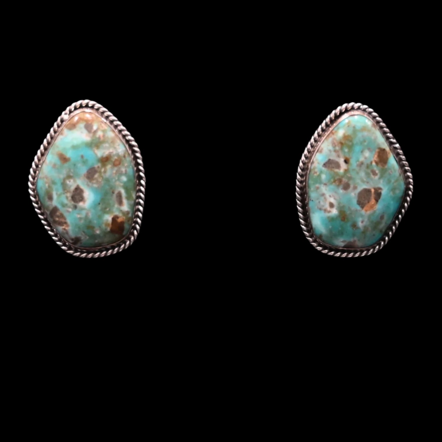 View of earrings