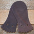 Nicks Boots mahogany leather false tongues kilties for packer style boots