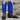 Hondo 16" Cowboy Boot – Royal Blue Top with Black Roughout Vamp & Overlay
