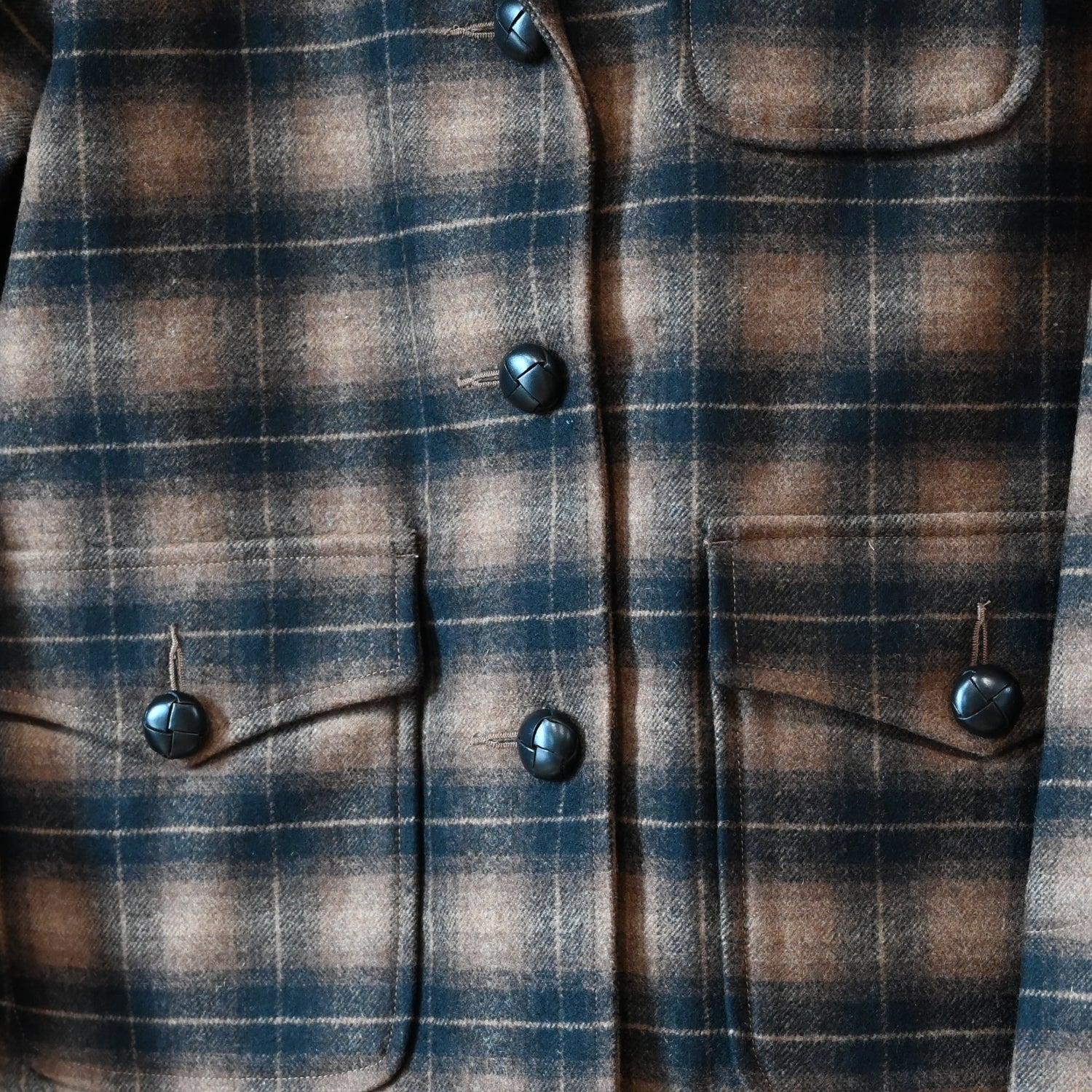 Filson – Ladies Unconstructed Wool Blazer (Bronze/Brown Plaid)