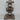 Stamped Candlestick Pair view of candlestick