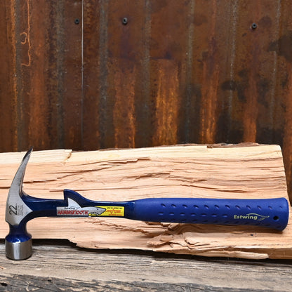 Estwing Hammertooth Hammer 22 oz milled face one‐piece forged steel with shock reduction grip