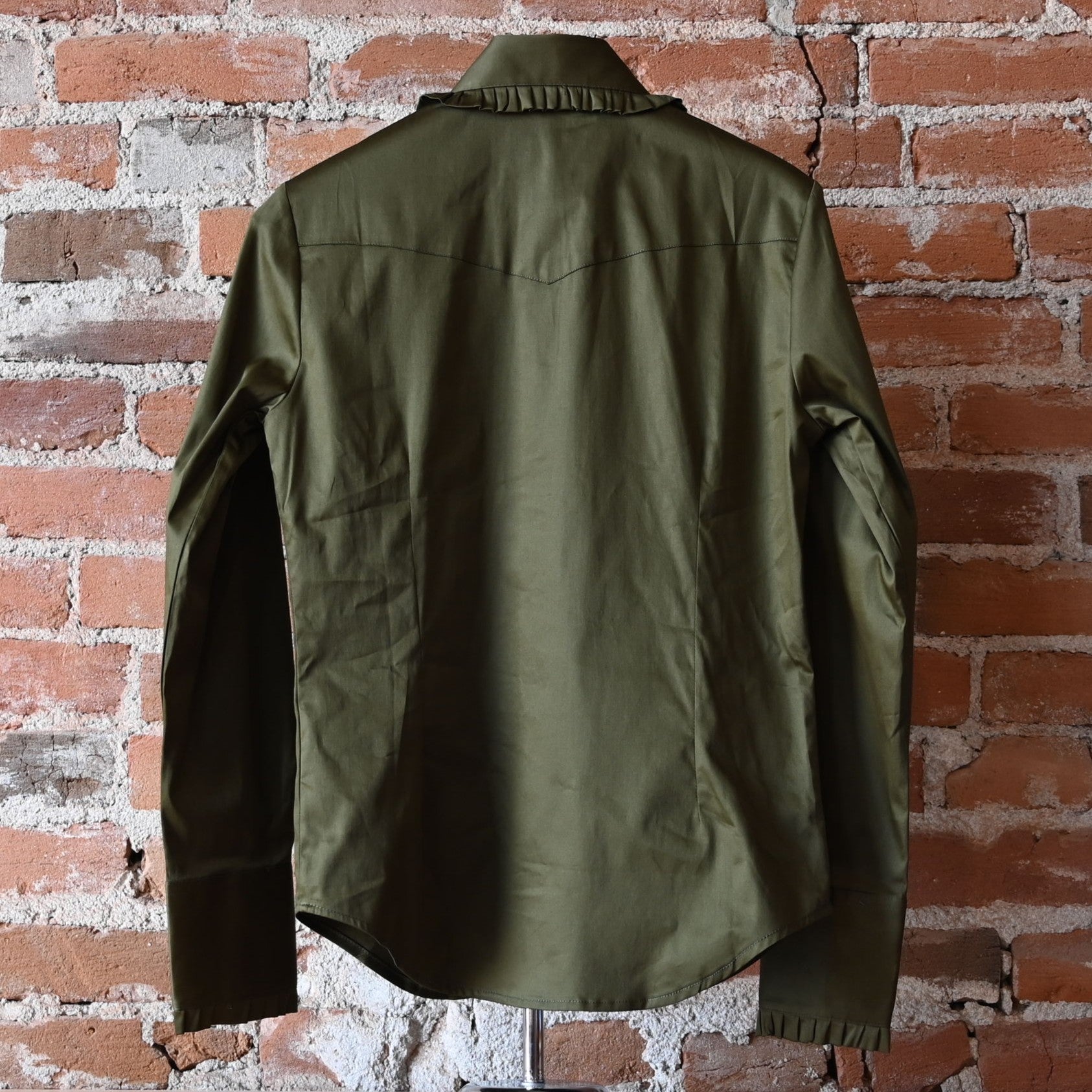 Little Lucille Signature Fit with Olive Green Frill