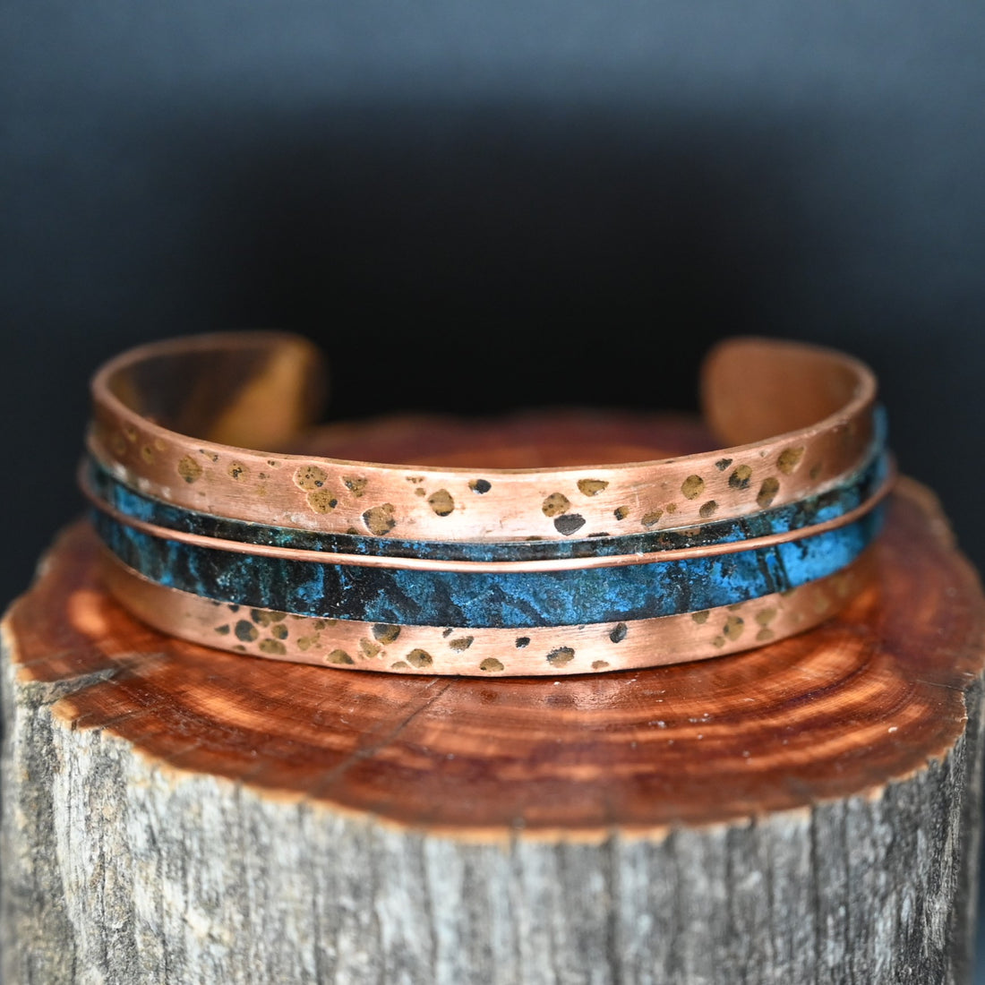 Assorted-patena Colors-beads-wire view of bracelet