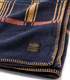 Filson cotton blanket navy Irondale pattern woven 100% cotton throw