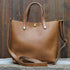 Homestead Brand Mini Classic Crossbody Tote No 1306 in bourbon leather