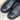 Nutted Calf Trucker in Black with Steel Toe view of toe