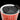 Godinger Red Bandana Ceramic Travel Mug with Lid