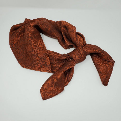 Cowboy Images Jacquard Copper Wild Rag