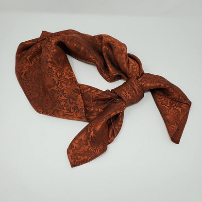 Cowboy Images Jacquard Copper Wild Rag