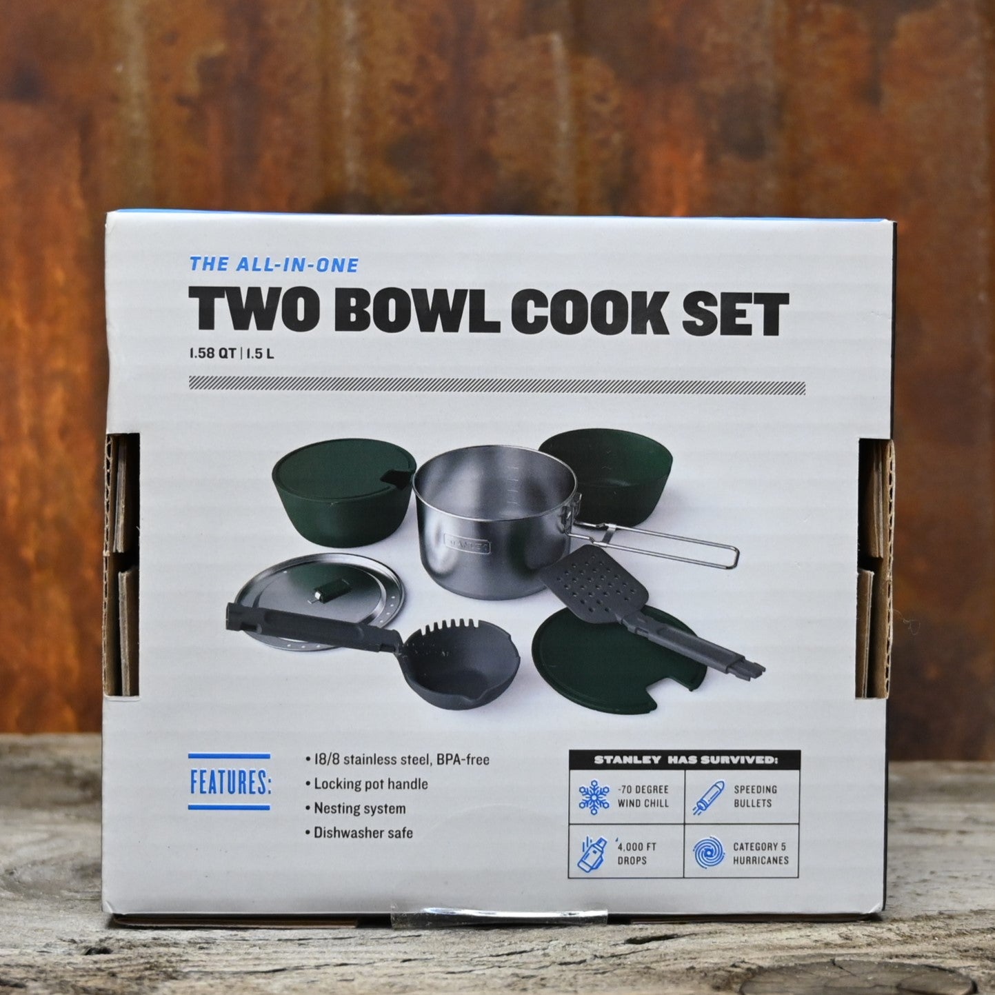 Adventure All-In-One Two Bowl Camp Cookset - Stanley Bottle Shop Adventure All-In-One Two Bowl Camp Cookset - Stanley Bottle Shop