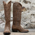 Hyer KINSLEY 16" – Dijon Waxy Suede with Retro Round Toe